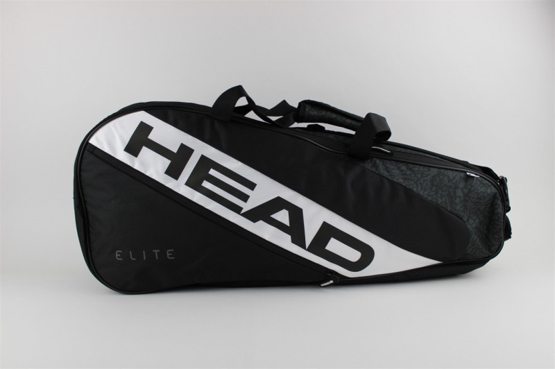 Head Elite 6 Racket Bag Black 50.00 Non Specific Luggage